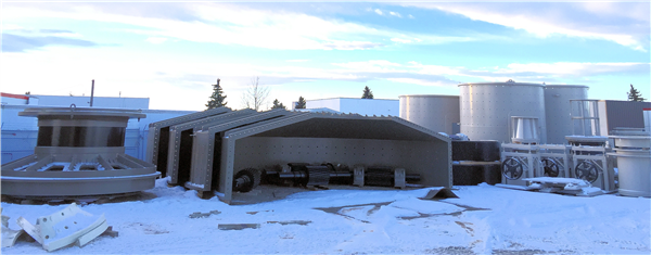 HARDINGE-KOPPERS 32' x 12' (9.8m X 3.7m) EGL SAG Mill, 6,800 HP dual drive (2 x 2,550 kw)